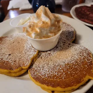 Pumpkin pancakes are in season!