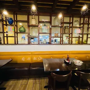 the interior of the restaurant