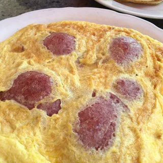 KOSHER SALAMI and EGGS "BAKED"