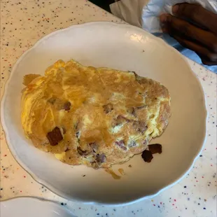 Bacon omelette