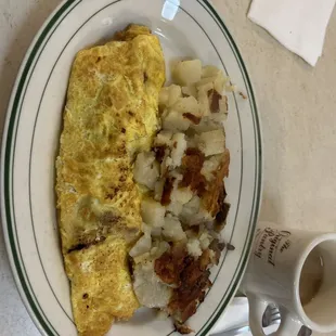 Ham and Cheese Omelette