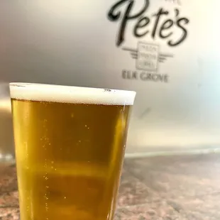 Pete's Blonde while I wait for my stuffed knots