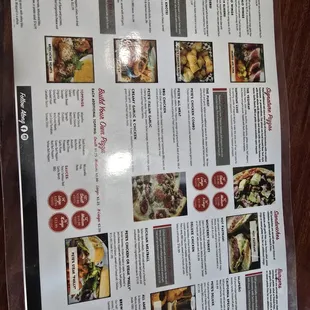 sushi and sashimi, menu