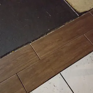 Matching floors throughout