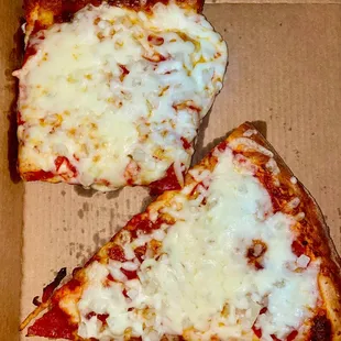 Cheese Sicilian &amp; NY Style Slices