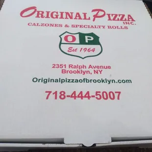 Originals pizza
