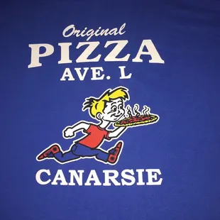 A cool pic of their classic logo printed as a graphic tee on their wall. This tee may actually be for sale also