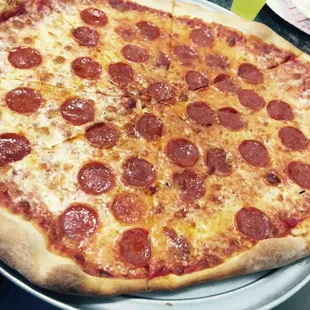 Oblong Pepperoni Pie