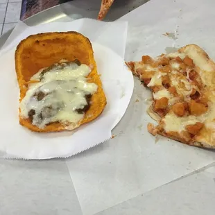 Buffalo chicken is good..