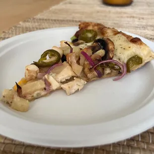 Slice of the Sagan's Favorite Pizza