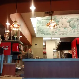 Smells good....simple menu....cute decor. :)