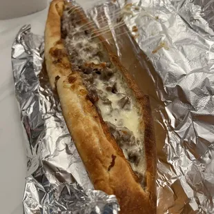 a close up of a hot dog