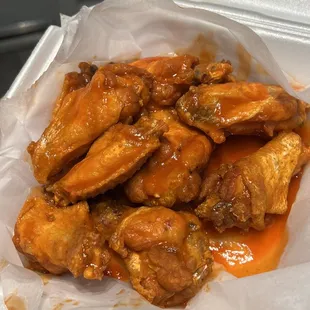 Extra crispy wings