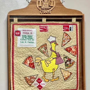 a chicken in a chef's hat