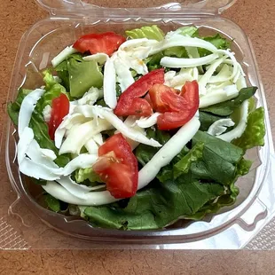 Side Salad Before Adding Choice of Dressing