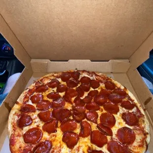 Pepperoni pizza