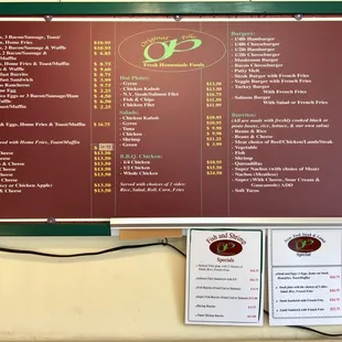 Menu 1/2