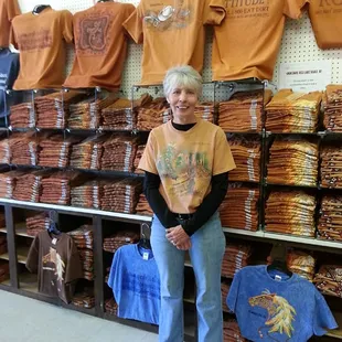 Claudia @ Red Dirt Shirts in Tombstone, AZ