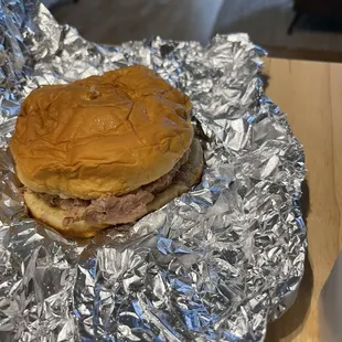 Pulled Pork BBQ Sandwich ONLY