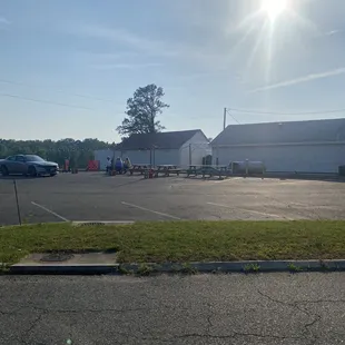 Outside view. You can sit and eat here too