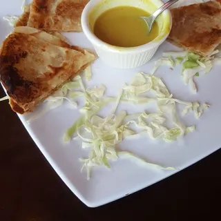 9. Roti with Curry Sauce