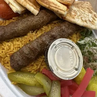 Kobideh plate was delicious