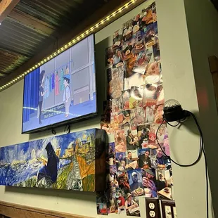 interior, sushi and sashimi