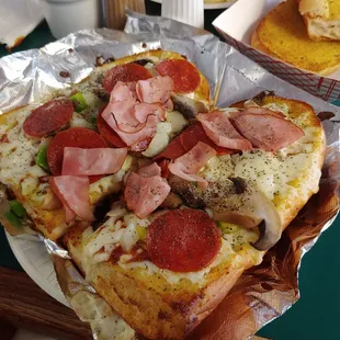 The Deluxe Pizza Bread.