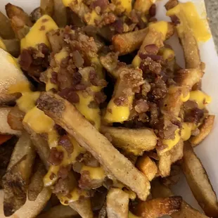 Bacon cheese fries