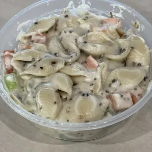 Macaroni salad.