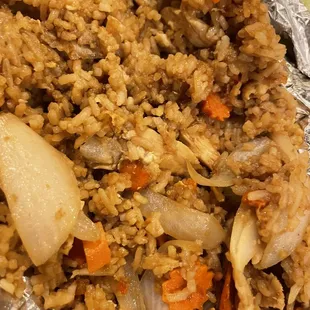Thai Fried Rice with chicken