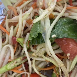 Som tum Isaan style very good food yummy yummy