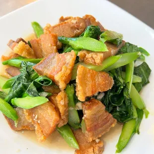 Crispy Pork Gailan