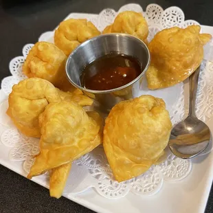 crab puffs