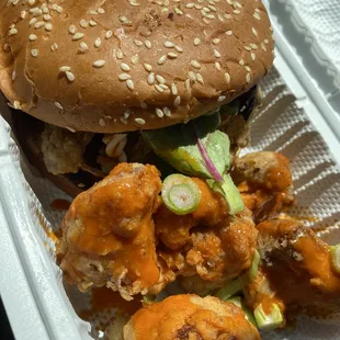 burgers, food