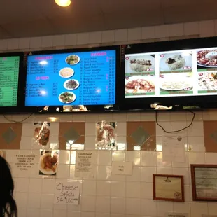 Menu at Timmy Chans.