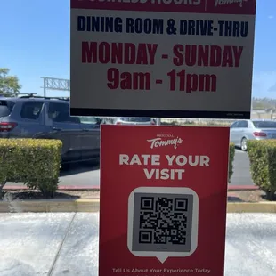 Open 7 days a week 9AM - 11PM. 8/25/24