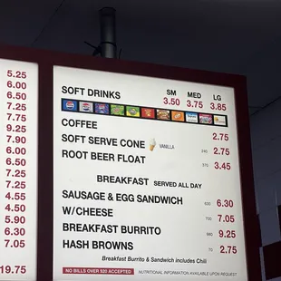 Drink Menu
