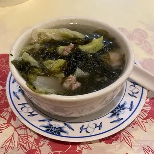 Seaweed soup