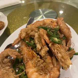 Salt and Pepper Shrimp with Shell On