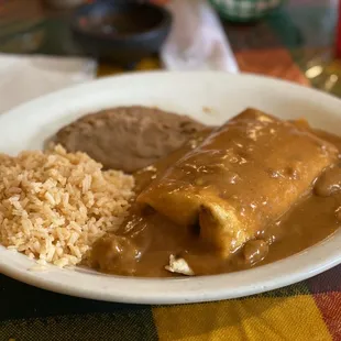 Pictured here is the Fiesta Burrito - it was awful
