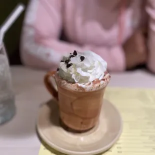 Hot chocolate &amp; whipped cream