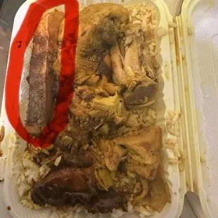 The small peace of fish that i was charged an extra 17 dollars for that took my order from $14 to to $31