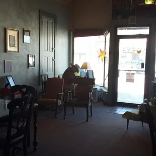 a woman working on her laptop