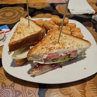 BLT with tots