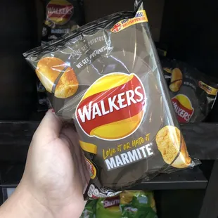 The crisps (chips) aisle is popping !