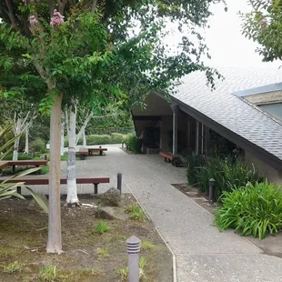 Our view from the parking lot.