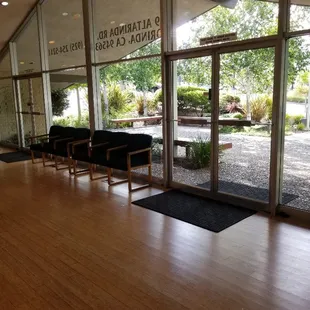 View inside our lobby area.