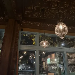 the interior of a restaurant