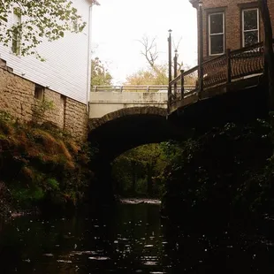Orion's (on the right) and the river visible from the cafe